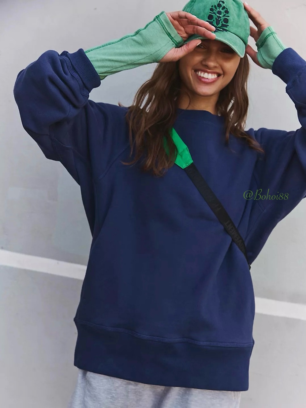 NWT Free People A Cut Above Crew Sweatshirt